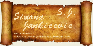 Simona Jankićević vizit kartica
